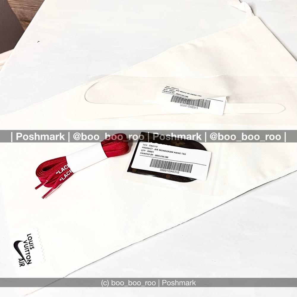 NWT 🆕 Nike Air Force 1 Louis Vuitton Low Sneakers, by Virgil Abloh, Sp/Su2022 - Picture 12 of 15